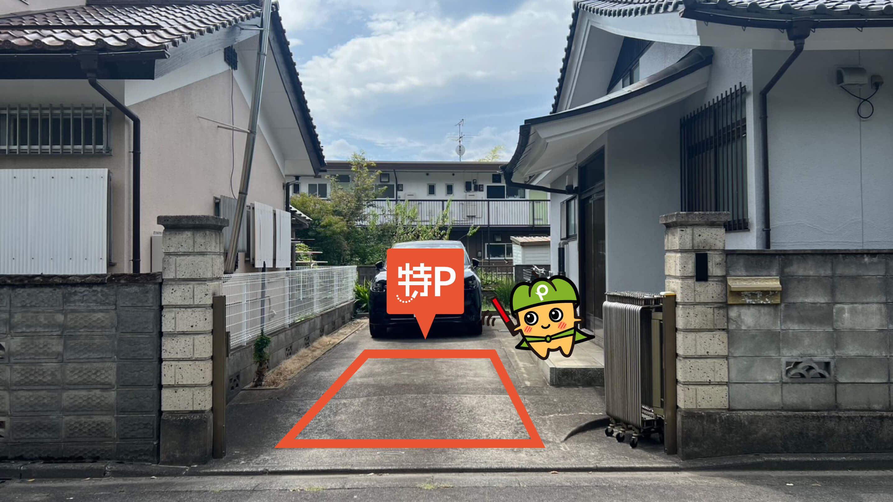 福島県立美術館から近くて安い森合字台33-1駐車場