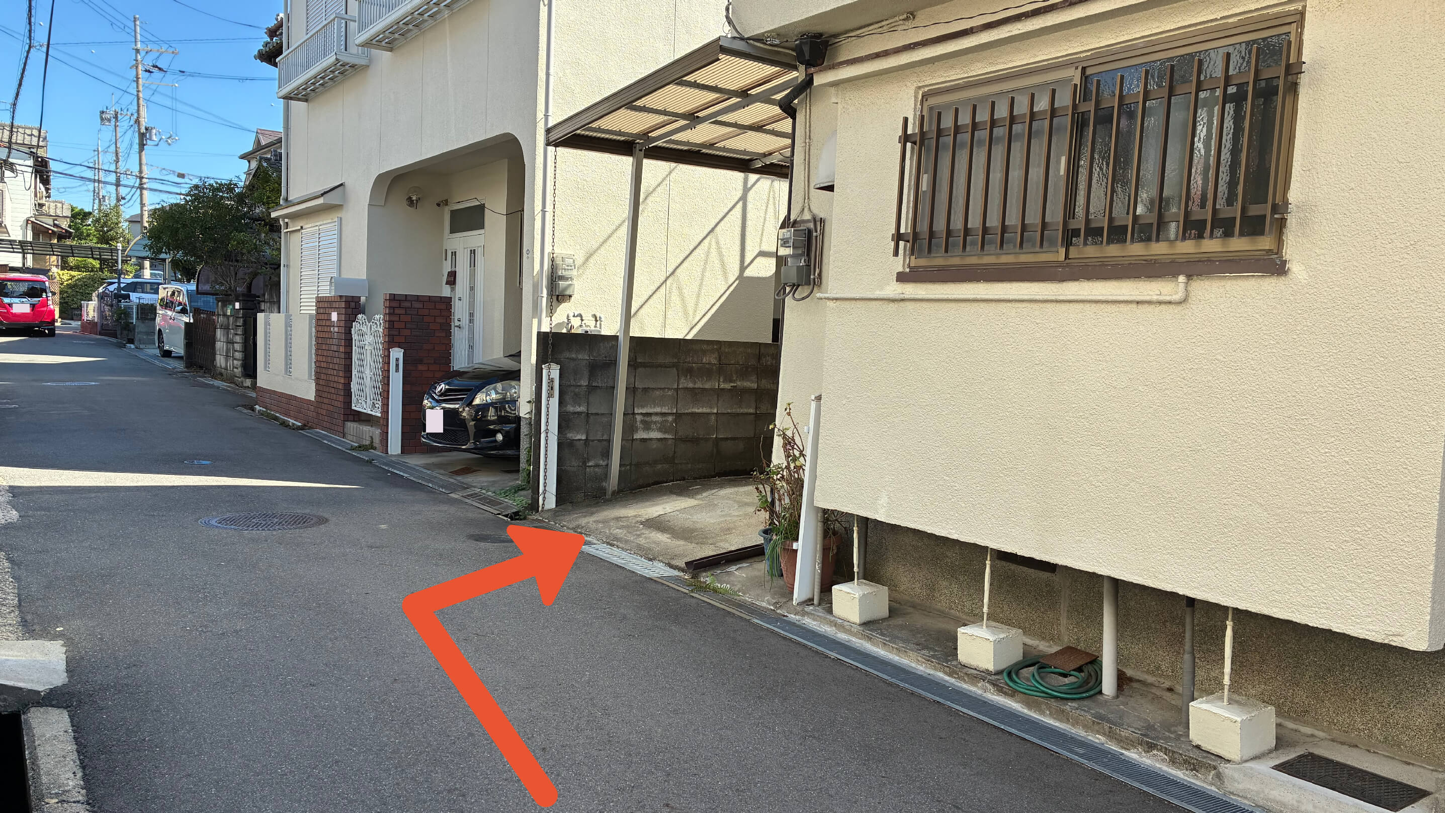 《軽自動車》楠葉野田一丁目38-14駐車場の写真