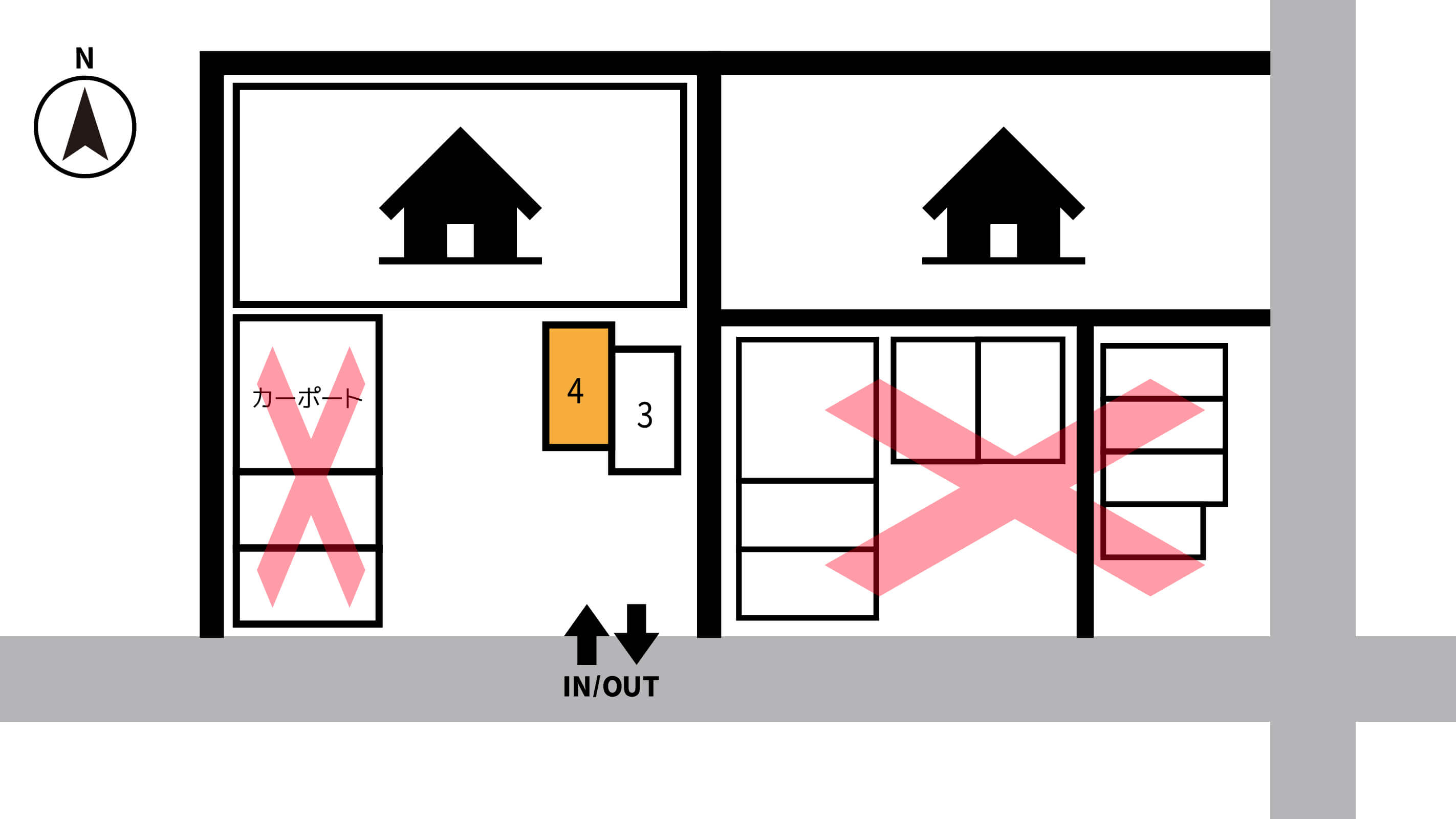 エコパスタジアムから近くて安い【4番】愛野南2-10-7駐車場