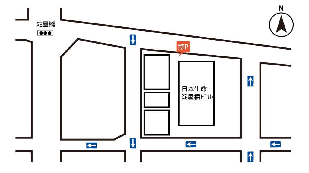 扇町公園から近くて安い日本生命淀屋橋ビル駐車場