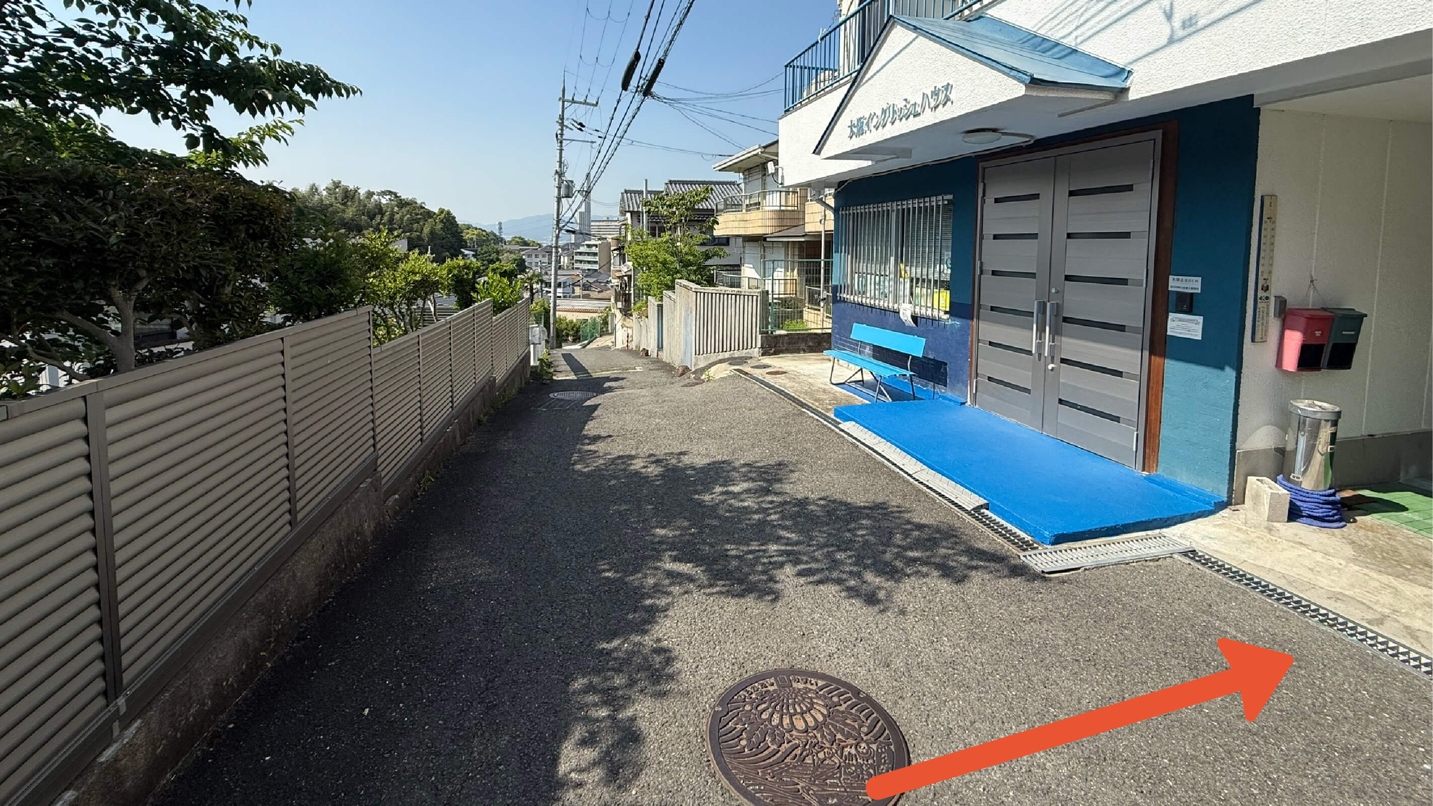 大阪イングリッシュハウス駐車場の写真