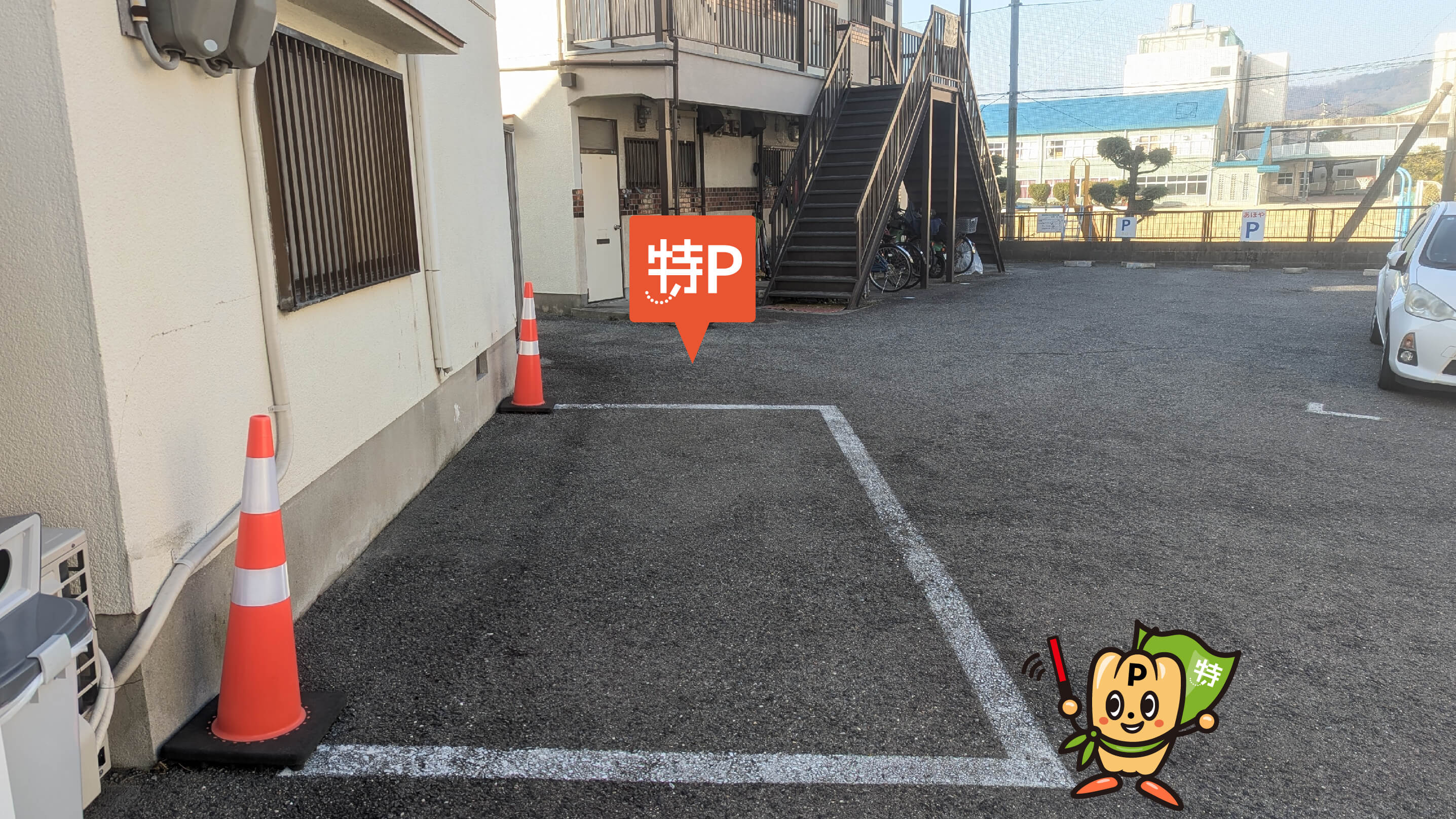 芥川桜堤公園から近くて安いどんぐり工房駐車場