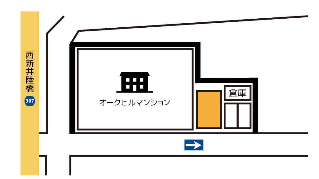 ギャラクシティ西新井文化ホール から 近くて安い 駐車場 300 24h 特p とくぴー