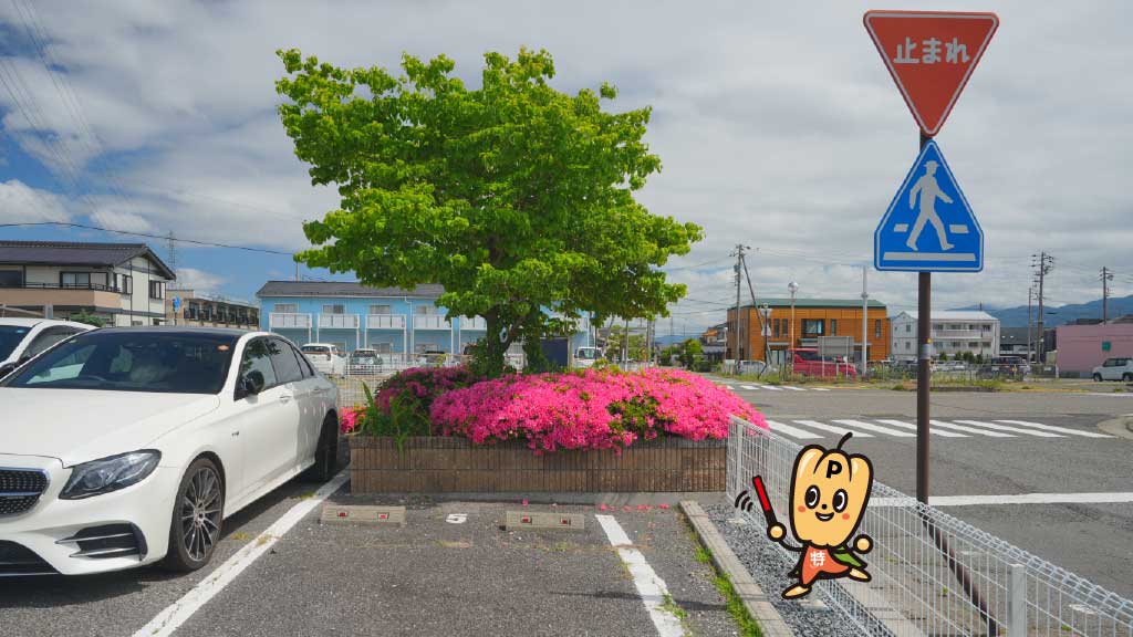 塩尻駅から近くて安いセジュール花水木駐車場