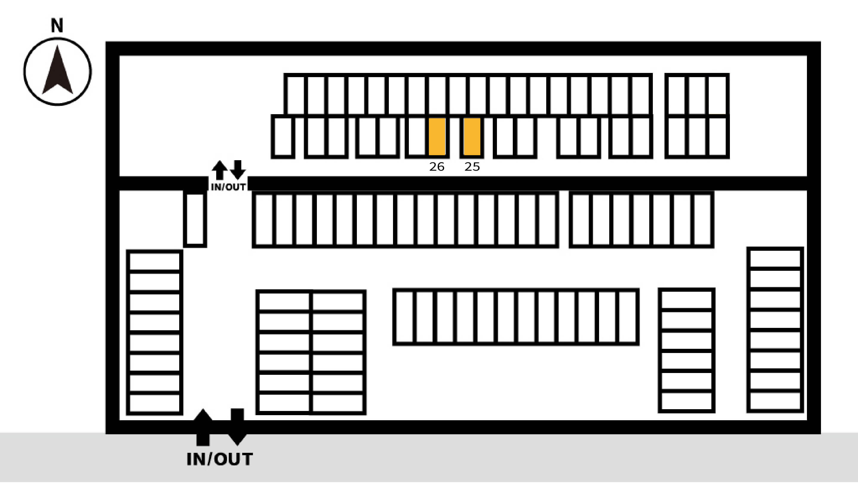静岡から近くて安い黒金第2月極駐車場
