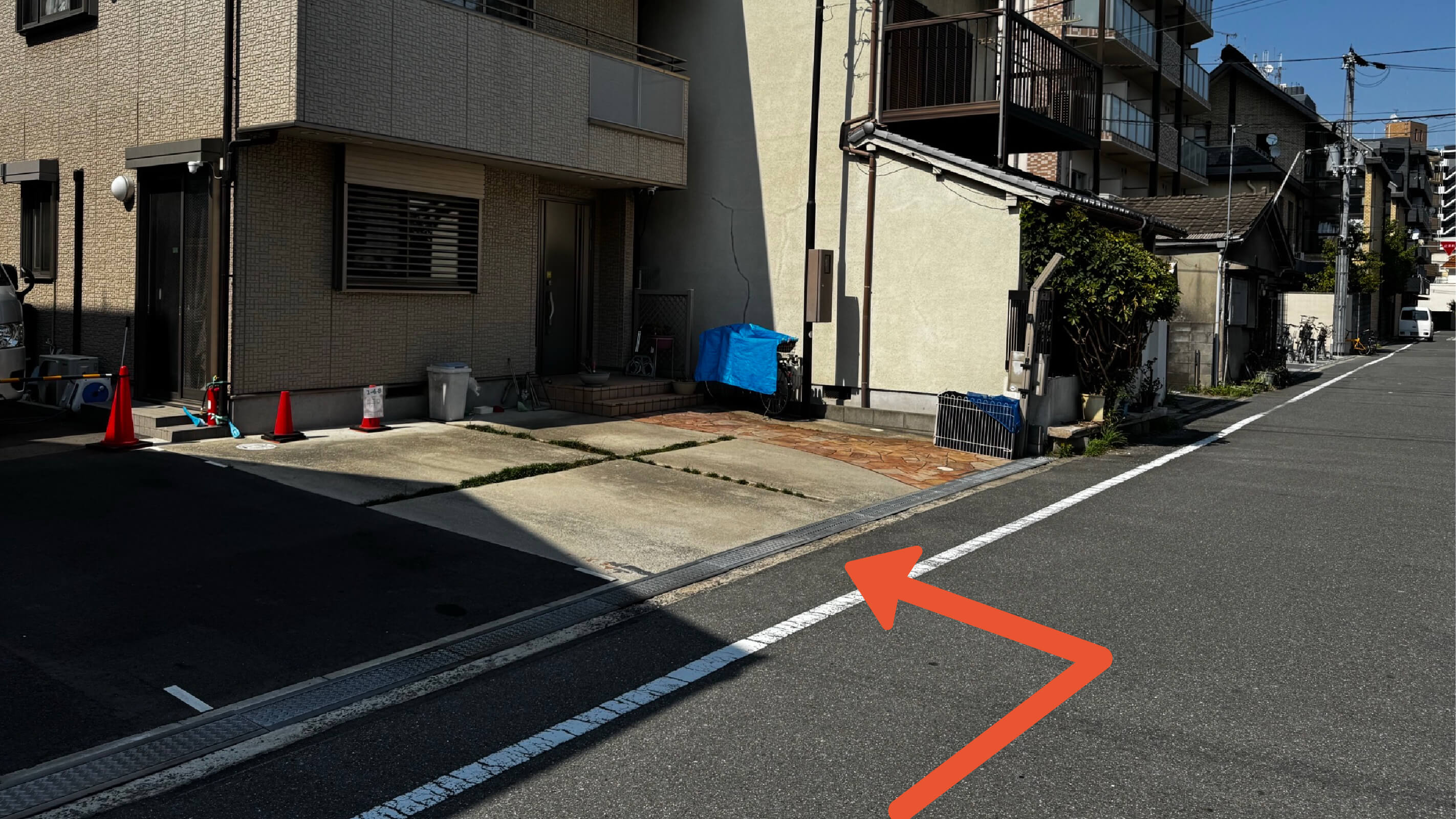木川西1-4-8駐車場の写真