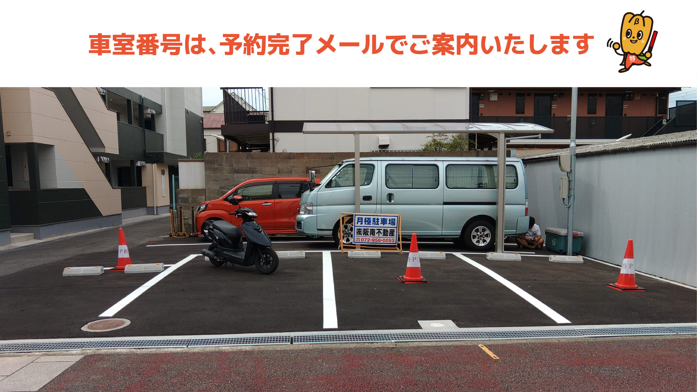 古市駅から近くて安い古市1-6-8駐車場