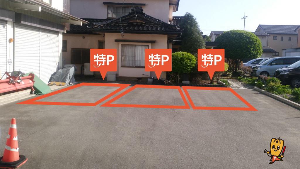 木ノ下駅から近くて安い中箕輪12164-2駐車場