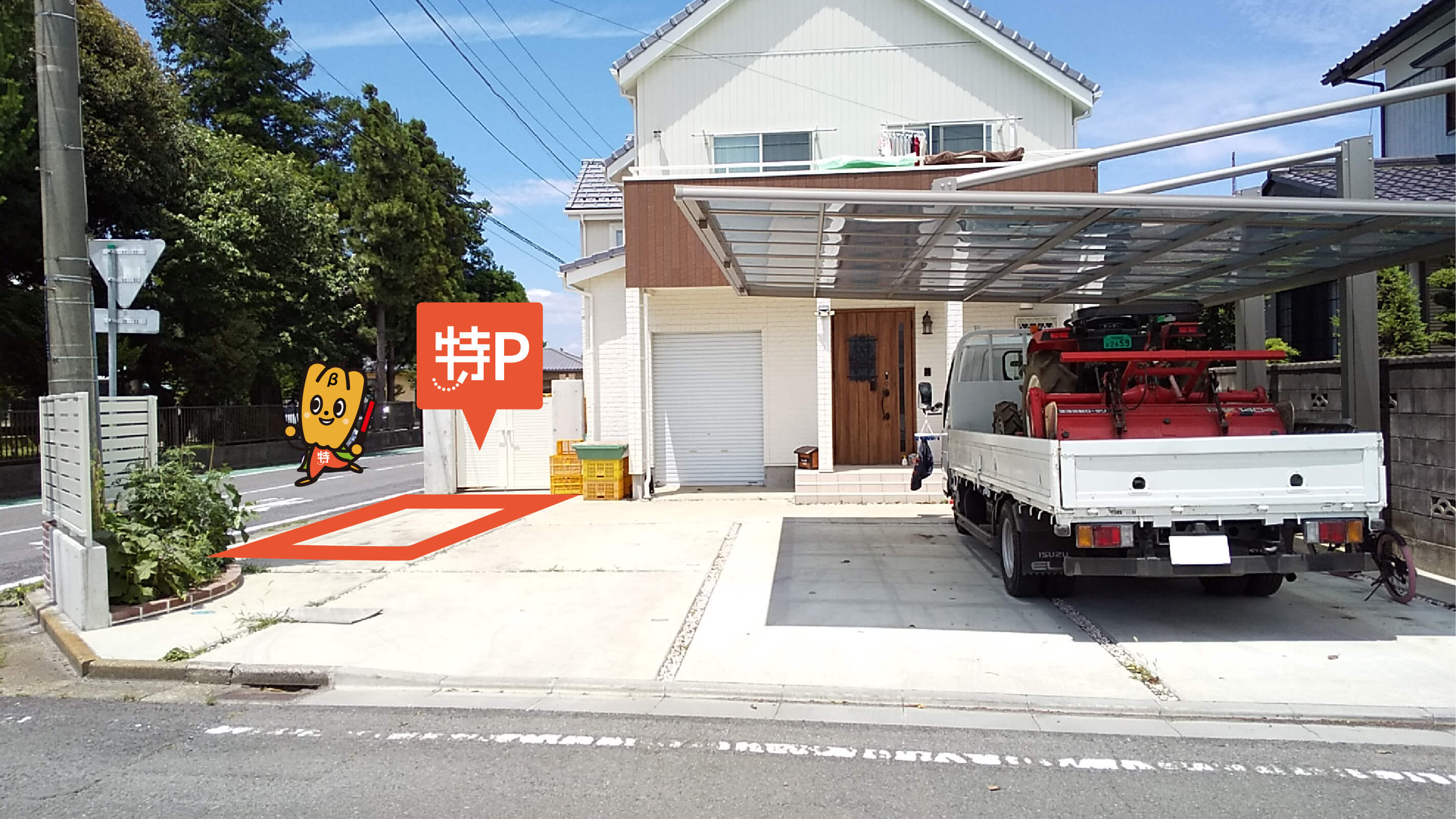 勝田駅から近くて安い《軽自動車》東石川3-8-14駐車場