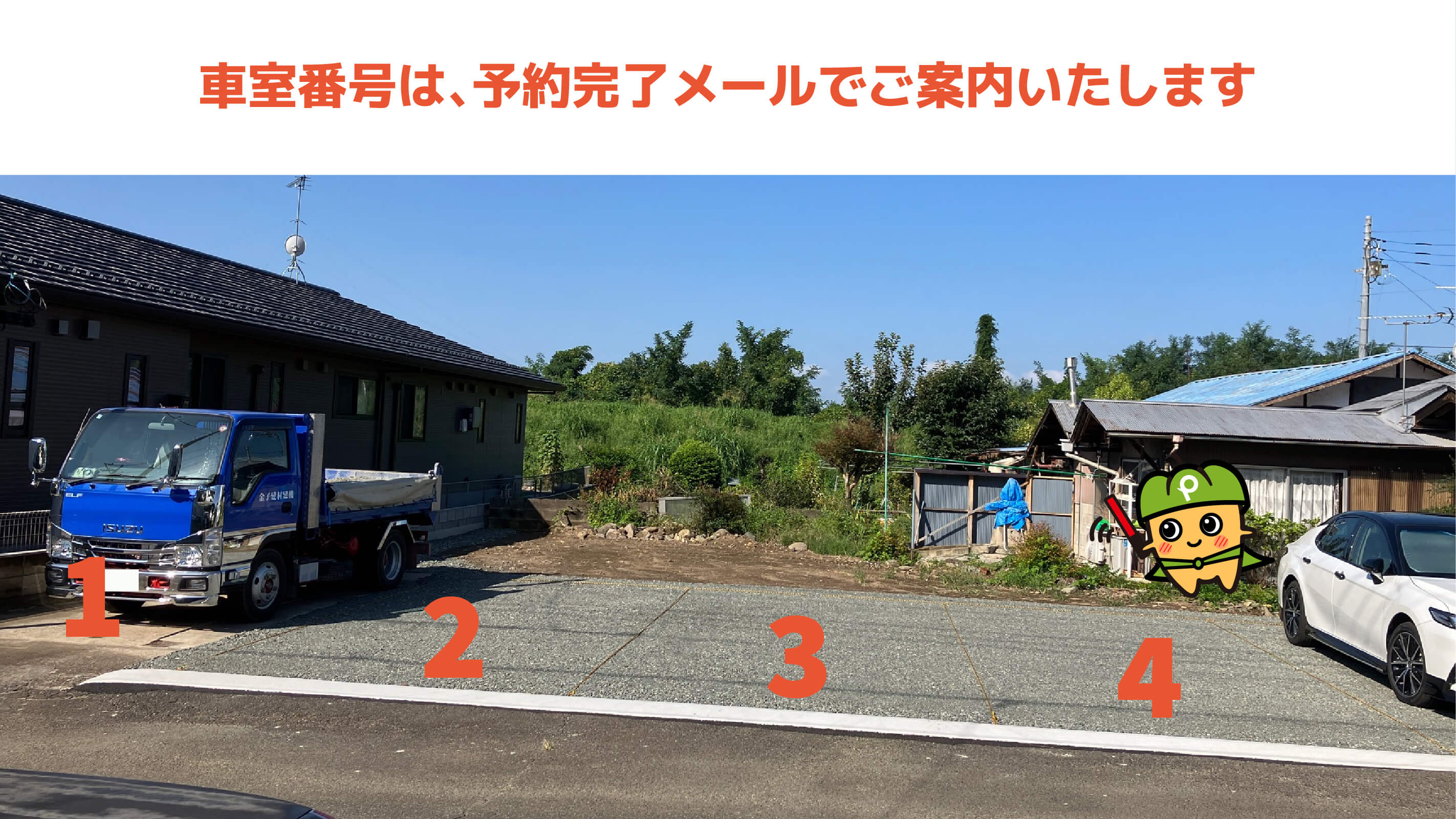 天満宮古民具骨董市から近くて安い菱町4-2165駐車場