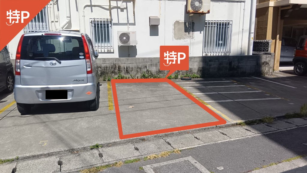 hotel brickから近くて安い【6番/軽自動車】スカイピア若狭P 