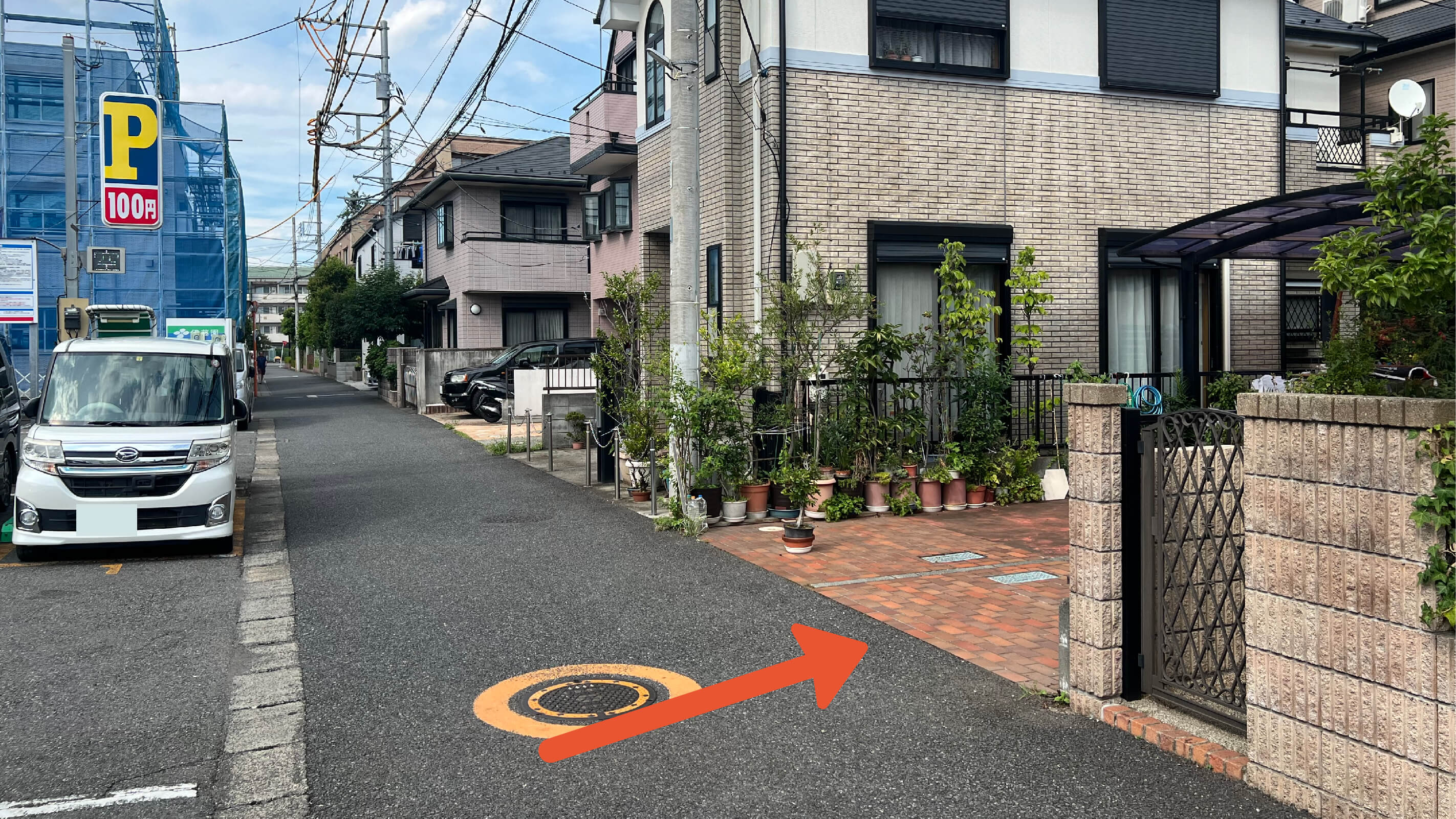 【平日】富士町4-16-16駐車場の写真