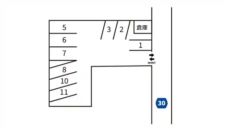 東田地方町1-5-20駐車場