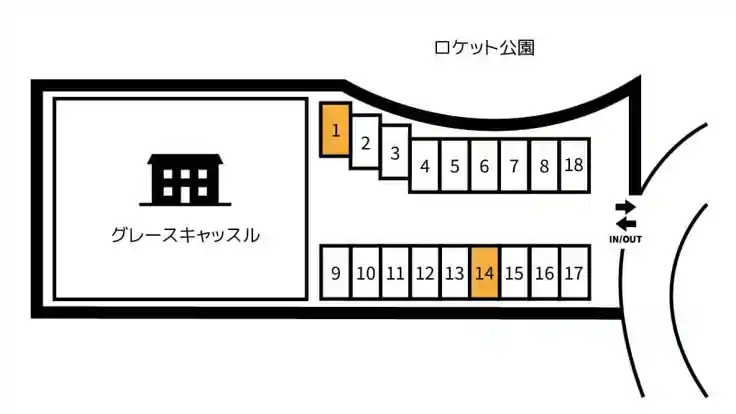 成田西3-13-28駐車場