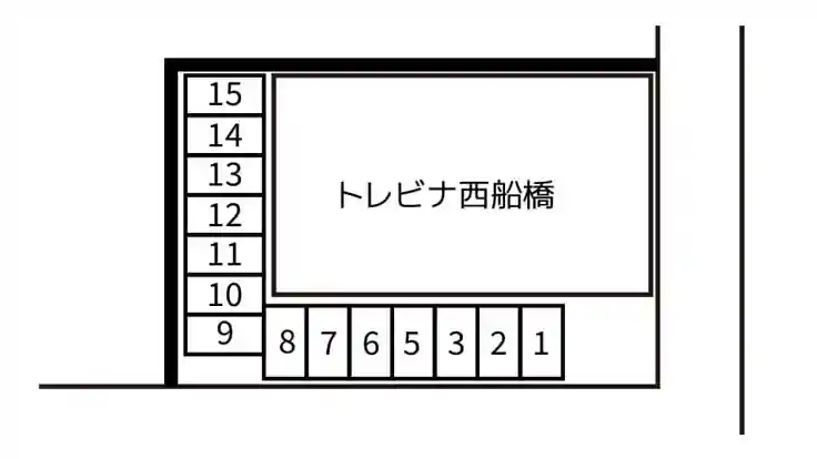 トレビナ西船橋駐車場