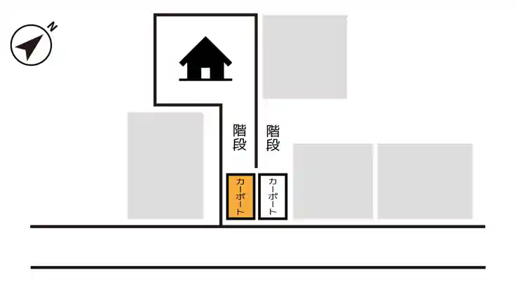 豊住3-7-13駐車場