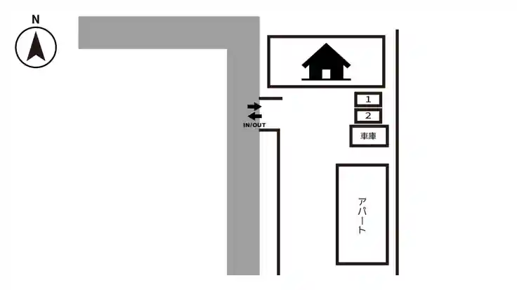 ヒルスクエアー横パーキング