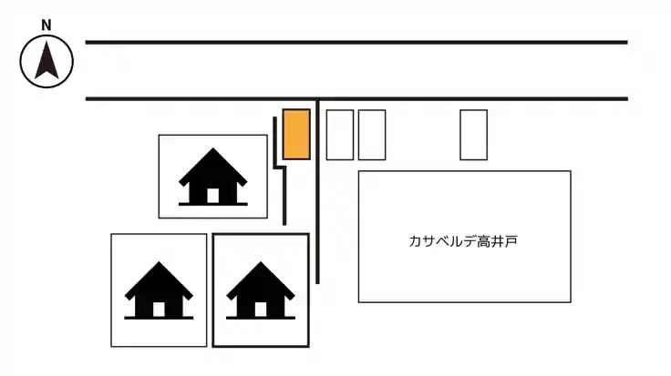 高井戸西1-7-13駐車場