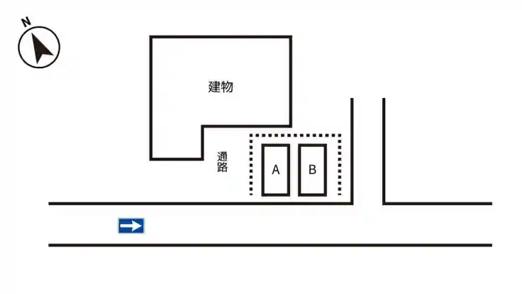 岸部南1-17-22駐車場