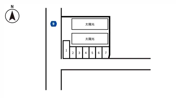 《軽・コンパクト》藤岡町藤岡1357駐車場