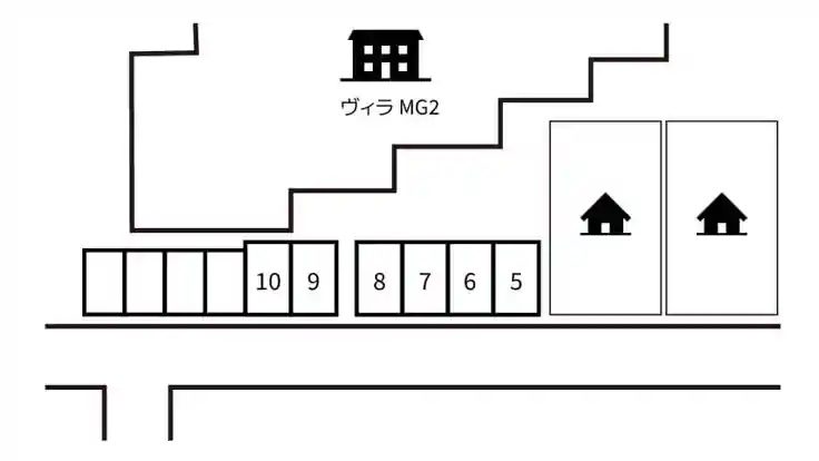 ヴィラMG2駐車場