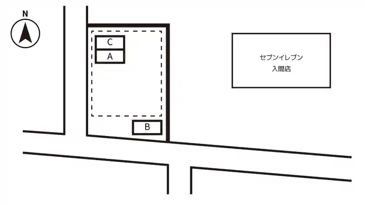 【C】宮寺3190-14駐車場