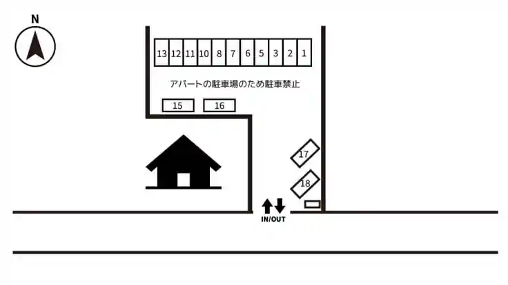 矢作町873-5駐車場