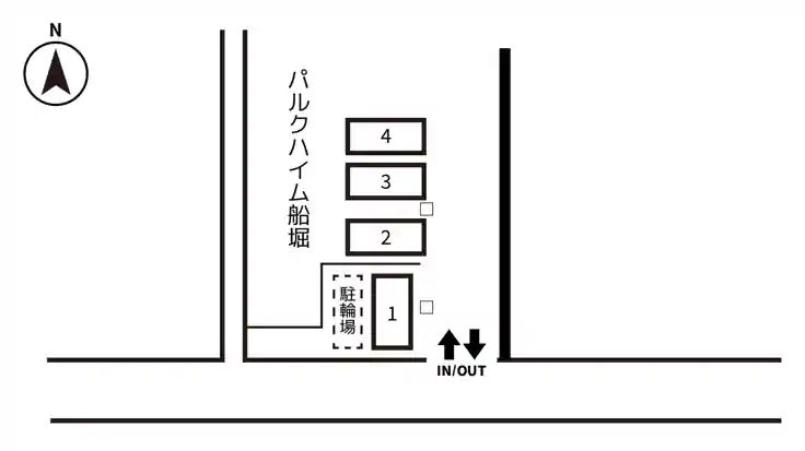 【1番】船堀2-20-16駐車場