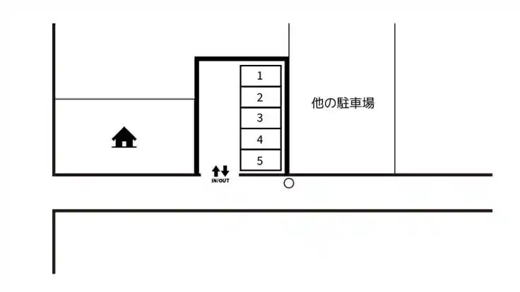 京町6-1付近駐車場