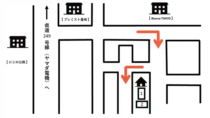 【No.1】豊崎1-900 駐車場