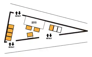 特P 立花石油駐車場の図面