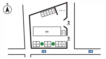 特P テレパレス所沢駐車場の図面