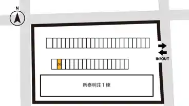 特P 【26番】新泰明荘駐車場の図面