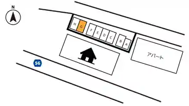 特P 金森3-40付近駐車場の図面