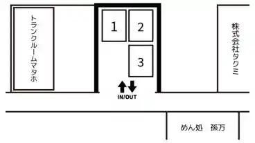 特P 又穂町1-43付近駐車場の図面