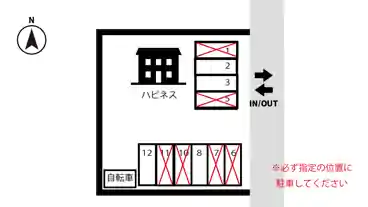 特P 井ノ口町河原西26番地駐車場の図面