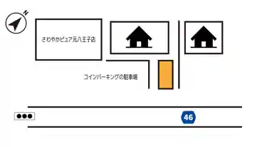 特P 元八王子町2-117-6駐車場の図面