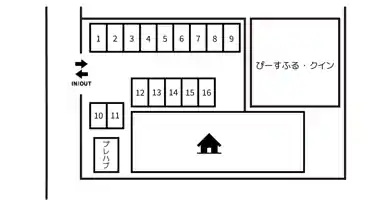 特P 石和町駅前12-3付近駐車場の図面