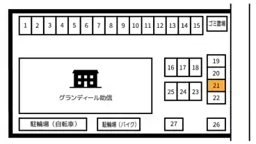 特P 助信町29-37駐車場の図面