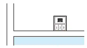 特P 【2番・3番】五軒邸2丁目43駐車場の図面