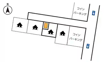 特P 三春町3-36-31駐車場の図面