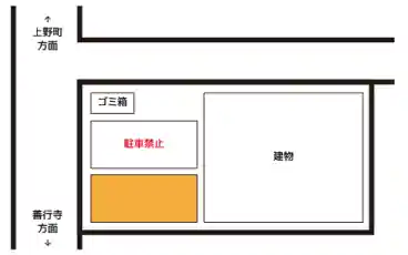 特P 西之谷町11付近駐車場の図面