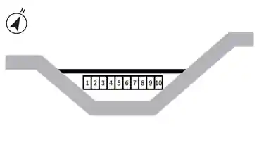 特P 亀井野1402-5付近駐車場の図面