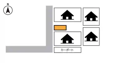 特P 《バイク専用》大蔵2-5-15駐車場の図面