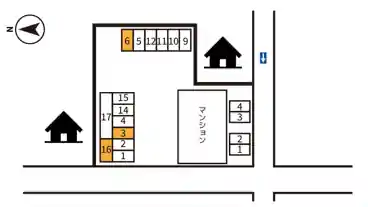 特P 新町1-9-13駐車場の車室