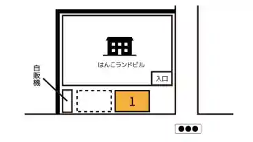 特P ※土日祝限定※《軽・コンパクト》はんこランド駐車場の図面