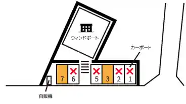 特P ウインドポート駐車場の図面