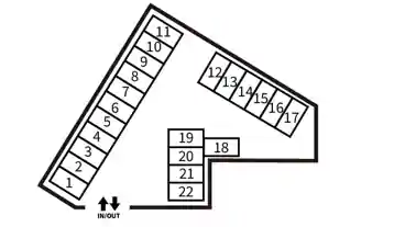 特P 萩原駐車場の図面