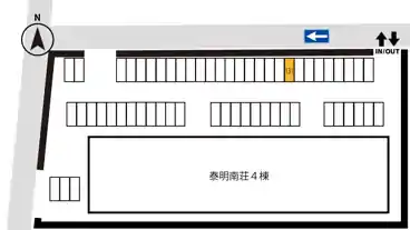 特P 【131番】泰明南荘駐車場の図面