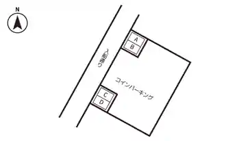 特P 入船1-2-26駐車場の図面